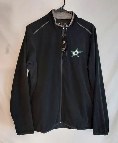 Dallas Stars Full Zip Micro Waffle Fleece Long Sleeve Women's 2XL - NWT - Black Cover