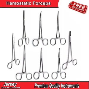 Dental Hemostat Locking Clamps Artery Forceps Surgical Veterinary Instruments CE - Picture 1 of 11