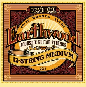 Ernie Ball P02012 Earthwood 12 cuerdas medio acústico 80/20 bronce - Imagen 1 de 1