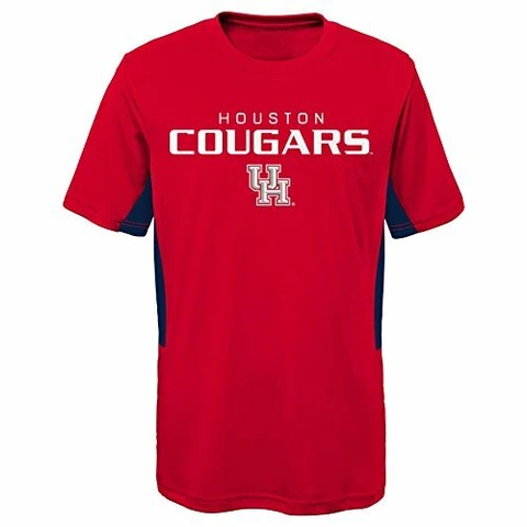 NCAA by Outerstuff NCAA Houston Cougars Youth Boys "Mainframe: Short Sleeve P Cover