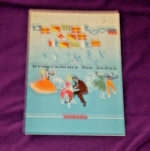 RMS Queen Mary Program (July 17, 1965 - Cunard Line) England to New York (U.S.) - Picture 1 of 3
