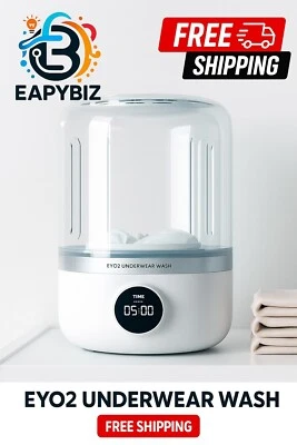 Portable Mini Underwear Compact Washer Machine USB Laundry Cleaner - Image 1 of 4