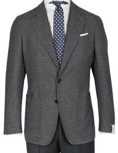 Giacca Caruso "Butterfly" grigio antracite mélange in "Finest 14,5 μ wool" - Foto 1 di 20