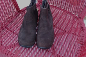 BOTINES DE GAMUZA PULL UP MARRÓN DANSKO TALLA 38/7 - Imagen 1 de 7