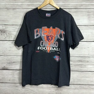 Vintage 1994 Chicago Bears NFL Trench Ultra Single Stitch grau schwarz Tee XL - Bild 1 von 5