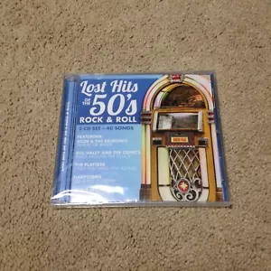 LOST HITS OF THE 50'S ROCK & ROLL CD NEU 2 CD SET 40 SONGS - Bild 1 von 2