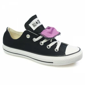 VINTAGECONVERSE ALL STAR CT DBL TNG OX BLACK IRIS 530236F - Picture 1 of 6