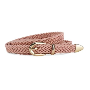 Ladies Women Fashion Braided Thin Waist Belt Decorative Jeans Dress Waistbands И - Picture 1 of 37