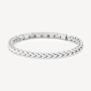 BROSWAY RIPTIDE BRACCIALE DA UOMO A MAGLIA IN ACCIAIO SATINATO BTD041 (4754) - Imagen 1 de 3