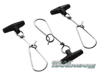Running Sinker Easy Rig Clip Hook'em Large Size Black 12 pieces Fishing Tackle - image 1 of 3