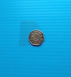 50p Coin. EU STARS - EUROPEAN UNION FIFTY PENCE COIN 1998. BUNC. - Picture 1 of 2