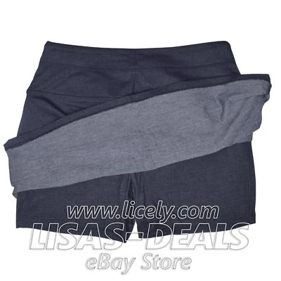 Nueva Falda Corta Mujer Nanette Lepore Play Active Ajustada Denim Negra M XXL  Foto 1 de 4