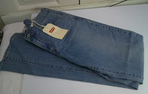Levis Damen Jeans Gr. 8L Blau Denim 505 Straight Leg Mid Rise - Bild 1 von 3