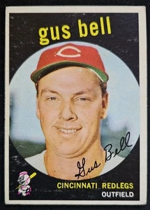 1959 Topps #365 Gus Bell Cincinnati Redlegs - Picture 1 of 2