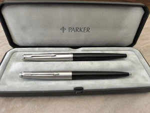 Set Of Parker 45 Vintage Fountain Pen and ballpen - Picture 1 of 10