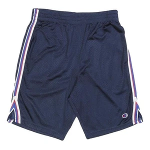CHAMPION Jungen Shorts dunkelblau Freizeit Polyestermischung L W26 gestreift Besatz - Bild 1 von 6