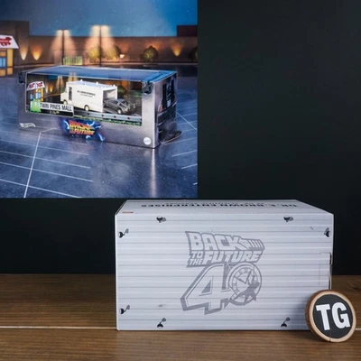 SDCC 2025 Hot Wheels Collectors Back to the Future 40th Anniversary Set ✅ Trust - Image 1 of 4