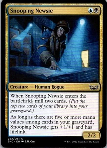 Snooping Newsie C Streets of New Capenna 222 NM - Bild 1 von 2