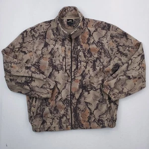 Natural Gear Windproof Fleece Jacket Mens XXL Camo Hunting Coat Outdoor Pockets - Picture 1 of 12