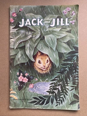 Jack and Jill Magazine August 1952 Volume 14 Vintage Curtis Publishing - Image 1 of 4