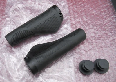 Ergonomic Ergon DDK Zeroplus T3 130mm Bicycle Grips (Black) (PAIR) *NEW* - Image 1 of 4