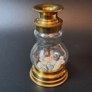 Vintage Victorian Style Magnifying Viewing Jar Filled with Sea Shells - Picture 1 of 7