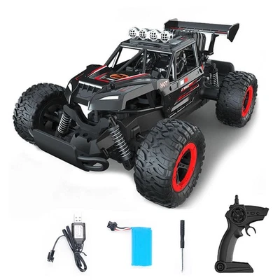 1/16 RC 4x4 On Road Racing Vehicle Radio Control Drift Car Battery Light Effects - Image 1 of 4