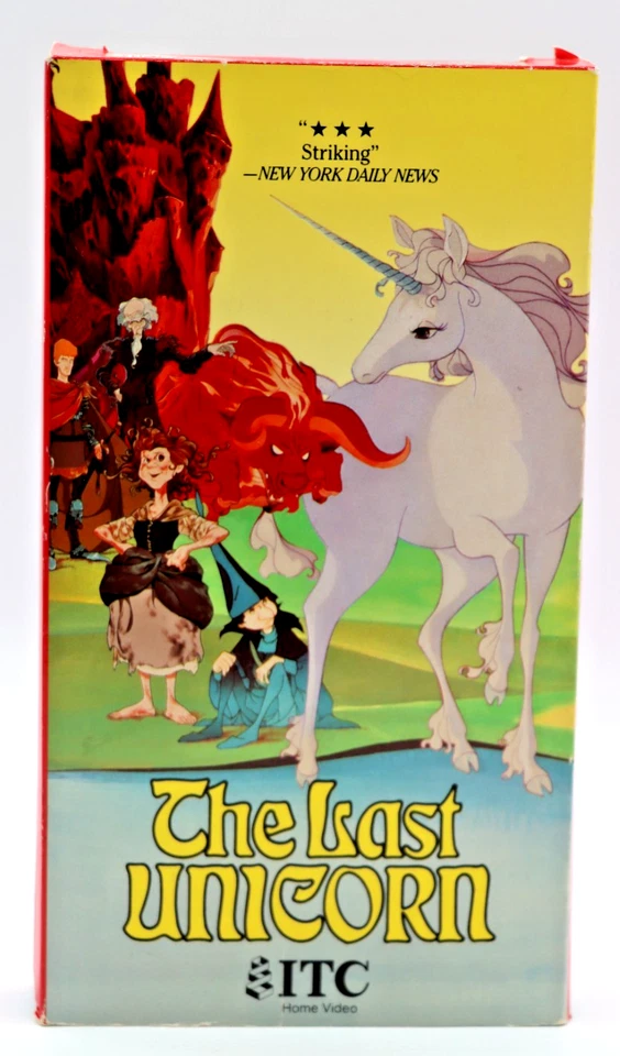 The Last Unicorn (VHS, ITC Home Video, 1988) Jeff Bridges Mia Farrow Rankin Bass - Image 1 of 4