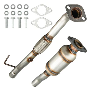 Rear Catalytic Converter With Flex Pipe For 2010-2011 Toyota Camry 2.5L EPA - Picture 1 of 16