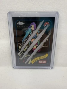 Hellrune #199 Chrome Clawed /10 2025 Topps Chrome Marvel Comics - Picture 1 of 5