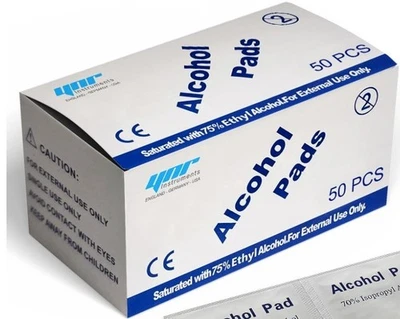 70/75% Isopropanol Unbrand/Universal Alcohol Wipes Pre-Injection Swabs - Image 1 of 4