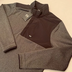 Under Armour Golf Storm Herren Large grau/schwarz Pullover Fleece 1/4 Zip wasserabweisend - Bild 1 von 12