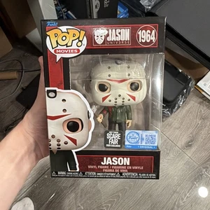 Funko Pop! Jason #1964 Scare Fair 2025 tema candente en mano con protector suave - Imagen 1 de 6