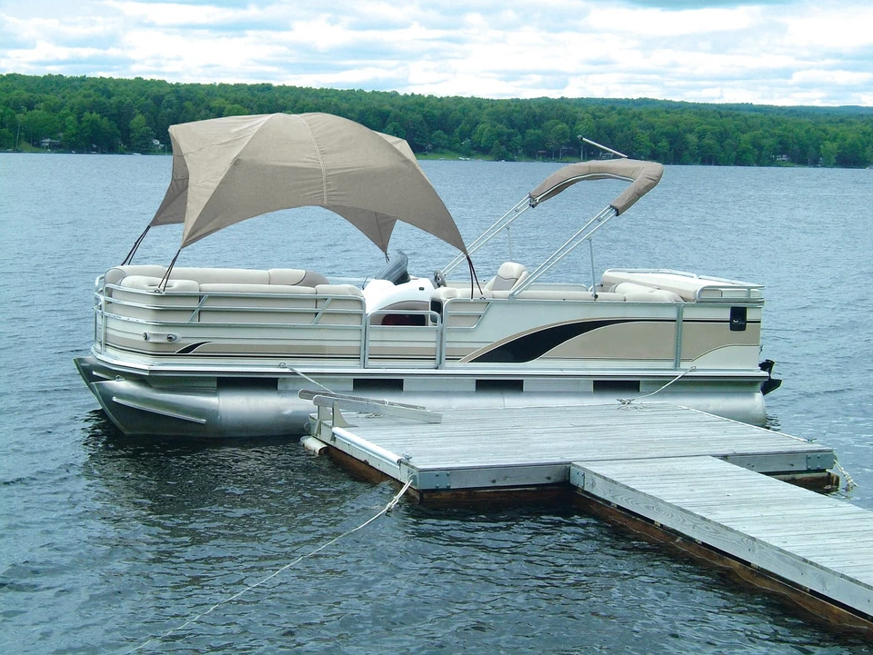 Taylor Pontoon Eassembly up Shade Top Sand 12003OS