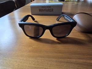 Ray-Ban Meta Wayfarer RW4006 negro mate/polar degradado grafito 50-22 (1ª generación) - Imagen 1 de 4