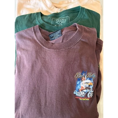 Paquete de camisas para hombre Steve & Barry's PC Beach Rally gráfico OceanCoast XL Duckhead Foto 1 de 4