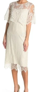 Burberry 100% Silk Lace Dress With Cape New Size UK10 - Picture 1 of 6