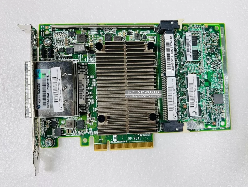 726903-B21 HP SMART ARRAY P841/4GB FBWC CONTROLLER 750051-001 726815-002 - Image 1 of 3