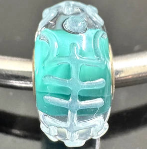 Authentic Trollbeads Sterling Silver Glass EVENT ONLY Longevity Bead No. 4 - Picture 1 of 6