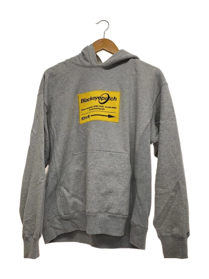 Sudadera con capucha Blackeyepatch × Answer L algodón GRIS lisa Foto 1 de 4