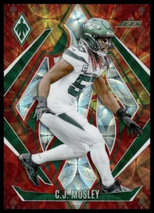 2024 Panini Phoenix #28 C.J. Mosley SN FireBurst #/350 New York Jets - Picture 1 of 2