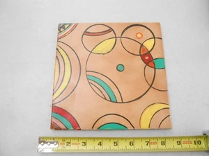 VINTAGE 2007 JC DEL ARROYO ARTIST HAND SIGNED PAINTED TILE INDI SHRERES RARE - Picture 1 of 4