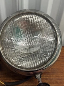 Vintage KD 910 Knucklehead Motorbike Headlamp Light - Picture 1 of 10