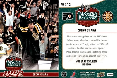 2009-10 Upper Deck MVP Winter Classic Zdeno Chara #WC13 Slovakia/Boston Bruins - Image 1 of 3