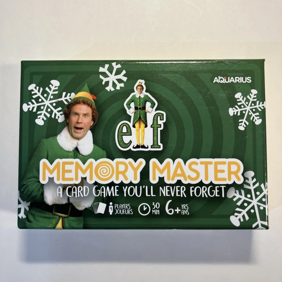 Cards, Elf Memory Master Card Game, Multi player Elf The Movie Christmas - Image 1 of 4