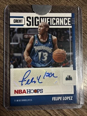 2021-22 Panini NBA Hoops - Great Significance Felipe Lopez #GS-FLP (AU) - Image 1 of 2