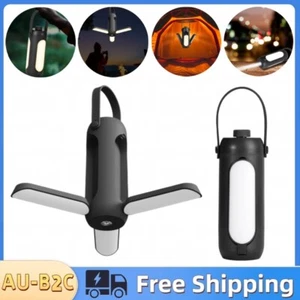 Camping LED Lamp USB Rechargeable Flashlight Tent Light Outdoor Hiking Lantern - Picture 1 of 28