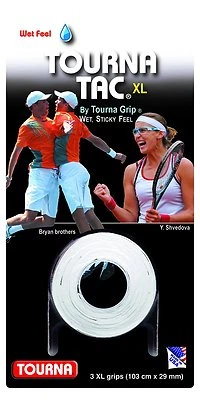 Tourna Tac XL - weiß - 3er Pack Overgrip Overgrips Tennis