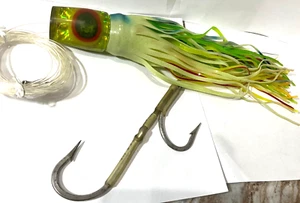 Pakula Medium Sprocket Hothead Big Game Trolling Lure ILLUSION LUMO Glow rigged - Picture 1 of 10