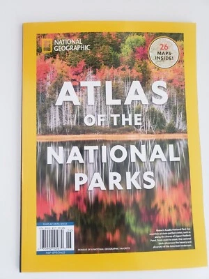 National Geographic Magazine August 2022 Atlas of The National Parks 26 Maps  - Image 1 of 4